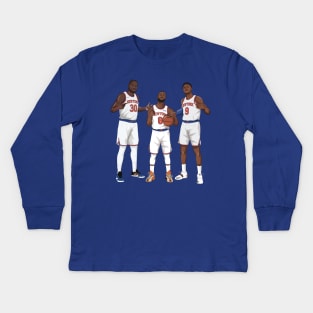 Julius Randle x Kemba Walker x RJ Barrett Kids Long Sleeve T-Shirt